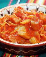 Лечо с баклажанами и помидорами