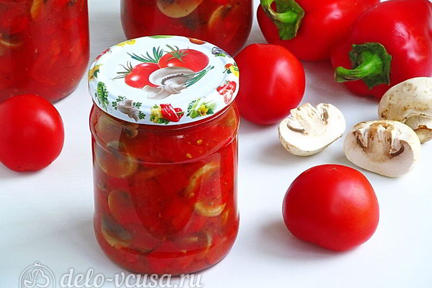 Рецепт лечо с грибами на зиму