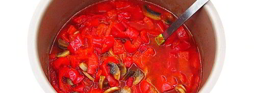 лечо с грибами на зиму. Шаг 10