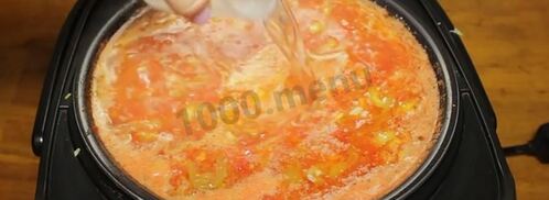 лечо в мультиварке на зиму из помидор и моркови. Шаг 11