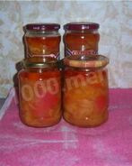 Ленивое лечо с луком перцем и морковью