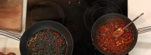 пятиминутка из белого амура с лечо. Шаг 7