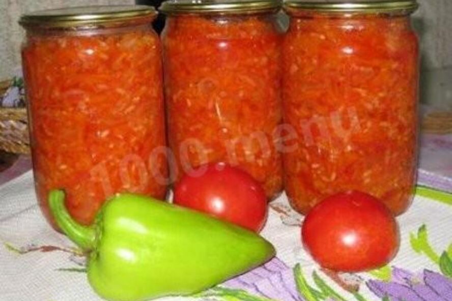 Рецепт вкусного лечо с рисом из помидор и моркови