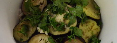 быстрые маринованные баклажаны. Шаг 6