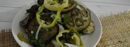 быстрые маринованные баклажаны. Шаг 8