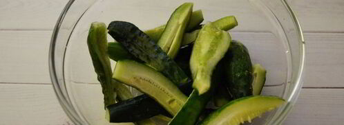 быстрые маринованные огурцы. Шаг 3