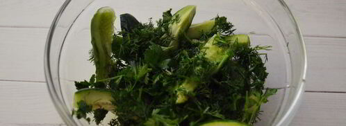 быстрые маринованные огурцы. Шаг 4