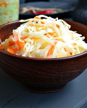 Капуста маринованная с лимонной кислотой и кориандром