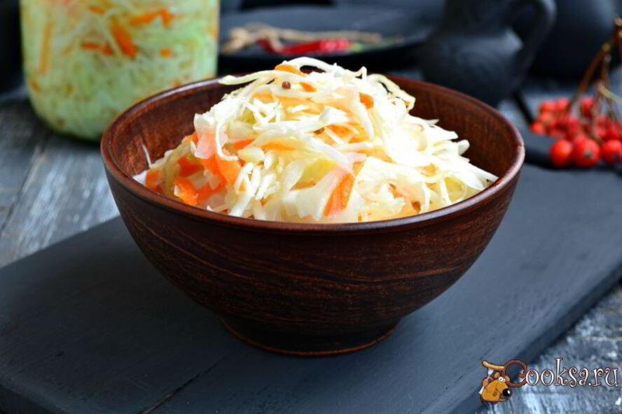 Рецепт капусты маринованной с лимонной кислотой и кориандром