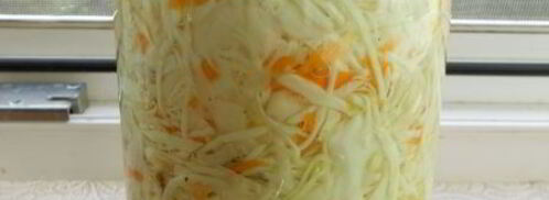 капуста маринованная с лимонной кислотой и кориандром. Шаг 6