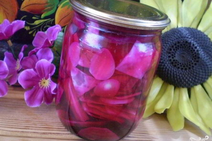 Рецепт маринованной капусты со свеклой