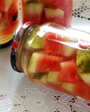 Маринованные арбузы в банках на зиму