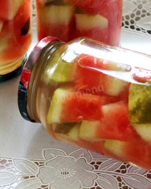 Маринованные арбузы в банках на зиму