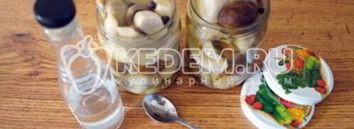 маринованные белые грибы закусочные. Шаг 9