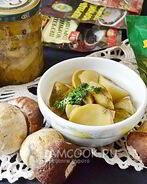 Маринованные белые грибы