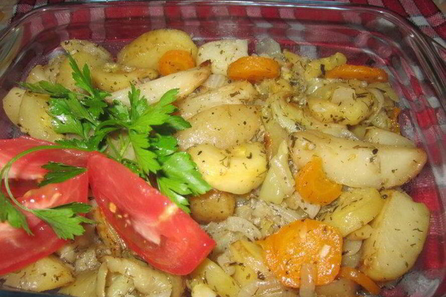 Рецепт маринованных и запеченные овощи