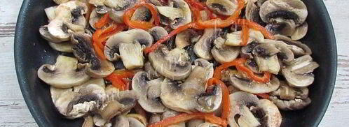 маринованные шампиньоны со сладким перцем. Шаг 8