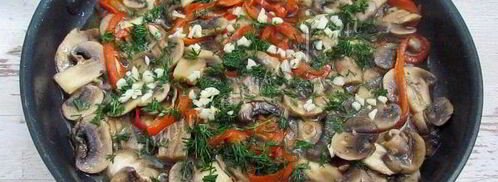 маринованные шампиньоны со сладким перцем. Шаг 9