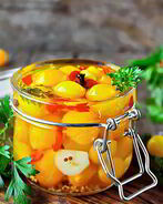 Маринованные желтые черри