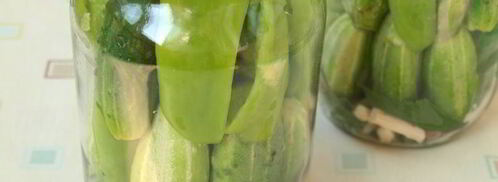 огурцы маринованные с болгарским перцем. Шаг 4