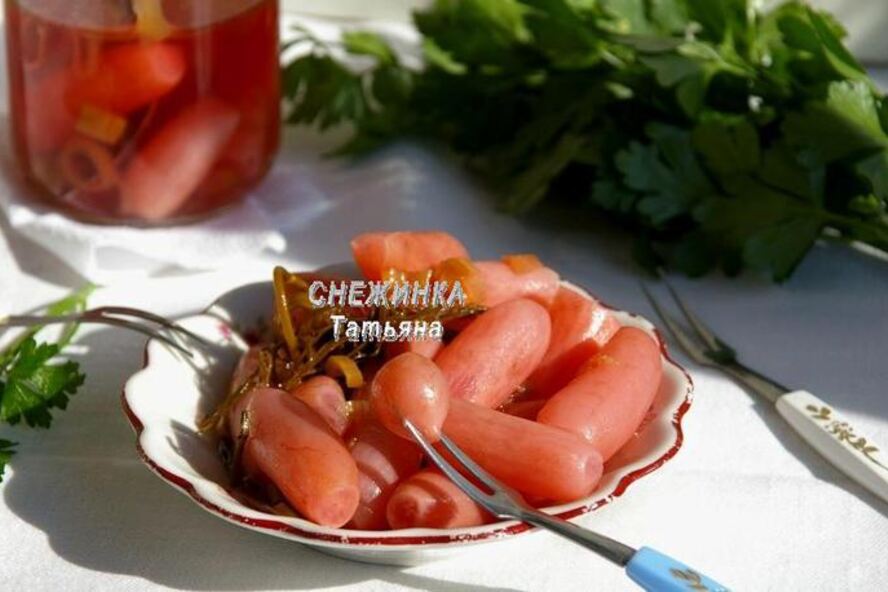 Рецепт редиса маринованного с зеленым луком