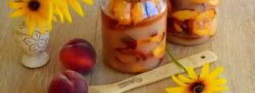 персики в собственном соку на зиму. Шаг 3