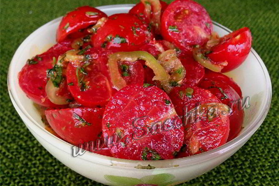 Рецепт помидоров по-корейски