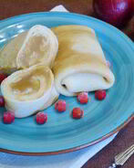 Блинчики с повидлом