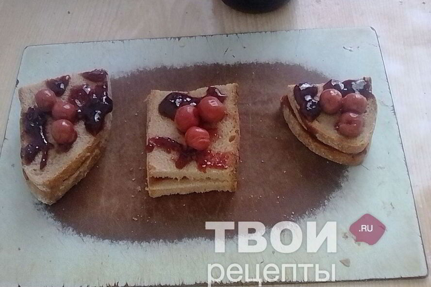 Рецепт бутера с повидлом