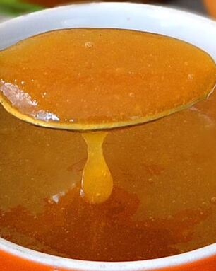 Быстрое повидло из персиков