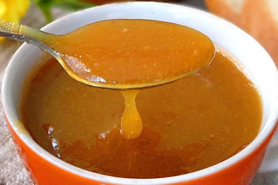 Рецепт быстрого повидла из персиков