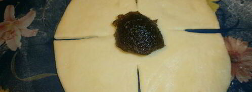 розочка-бутон с повидлом. Шаг 15