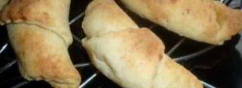 рулетики из творожного теста с повидлом. Шаг 8