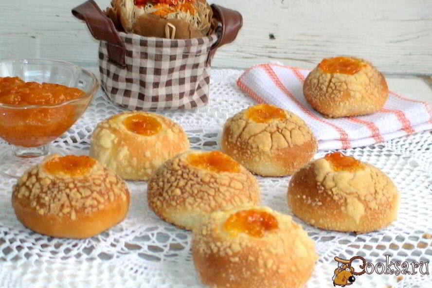 Рецепт выборгской сдобы с повидлом