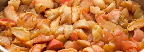 яблочное повидло с красной смородиной. Шаг 3