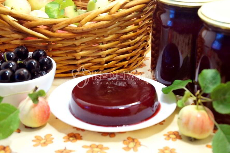 Рецепт яблочного повидла со смородиной