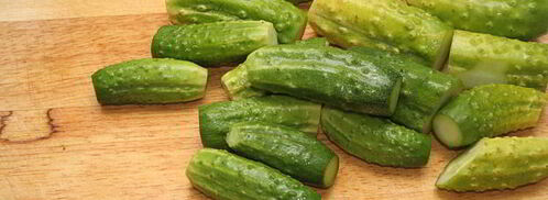 малосольные огурцы горячего засола. Шаг 3