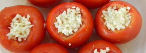 помидоры малосольные с чесноком. Шаг 4