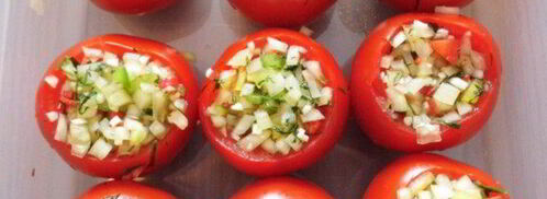 помидоры малосольные сухим способом. Шаг 5