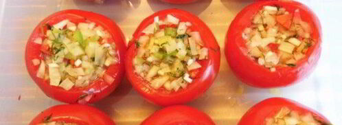 помидоры малосольные сухим способом. Шаг 6