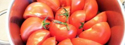 помидоры малосольные за 2 дня. Шаг 5