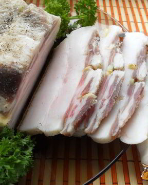 Сало соленое