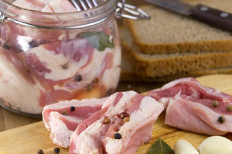 Рецепт сала в рассоле