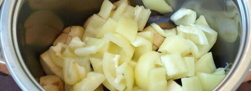 соте из овощей на зиму. Шаг 3