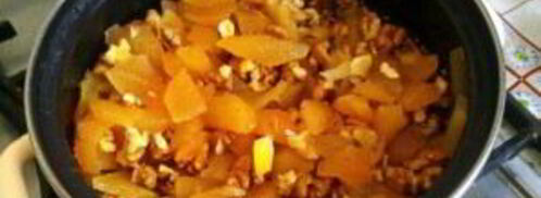 айвовое варенье с грецкими орехами. Шаг 4