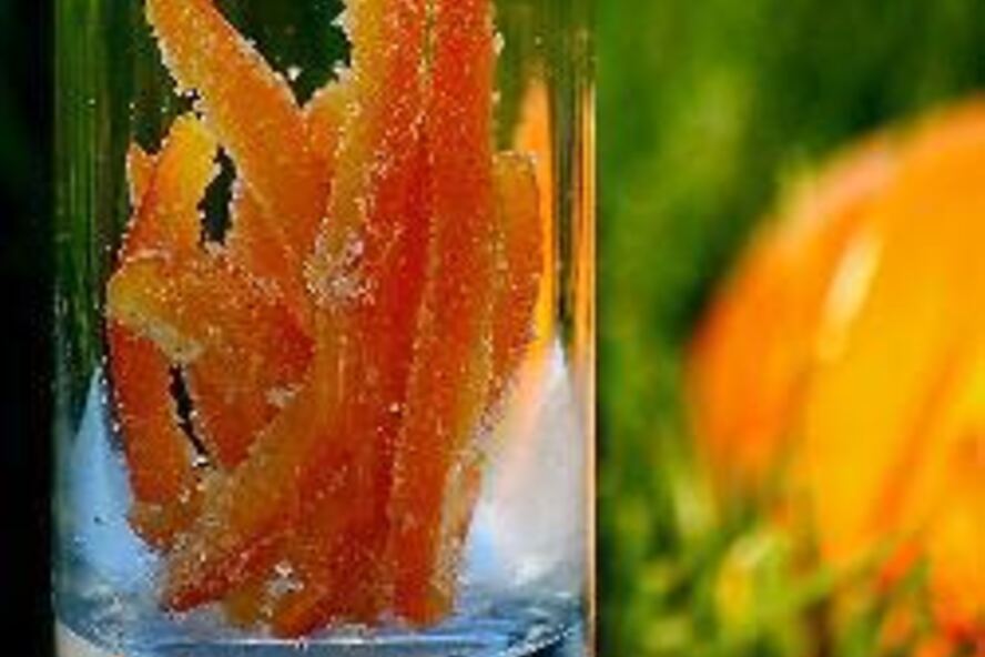 Рецепт апельсиновых цукатов