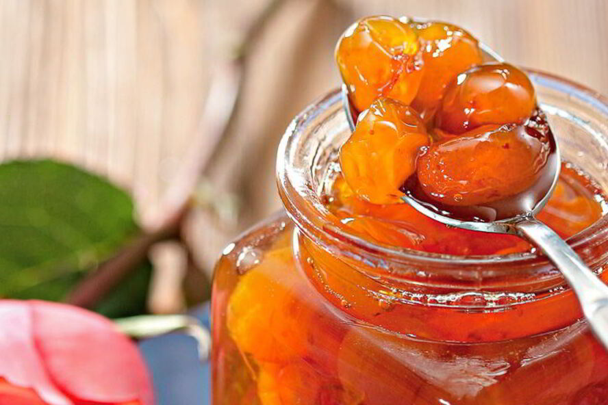 Рецепт варенья из белой черешни