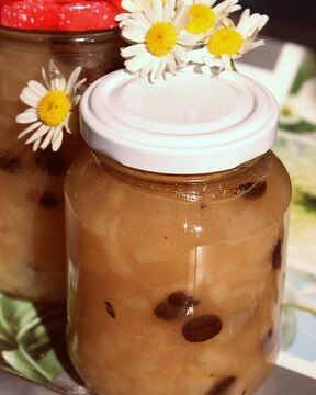 Варенье из груш с кофейными зернами