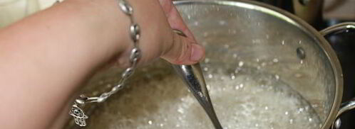 варенье из красно-желтой черешни с орехами. Шаг 5