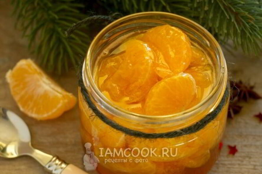 Рецепт варенья из мандаринов дольками